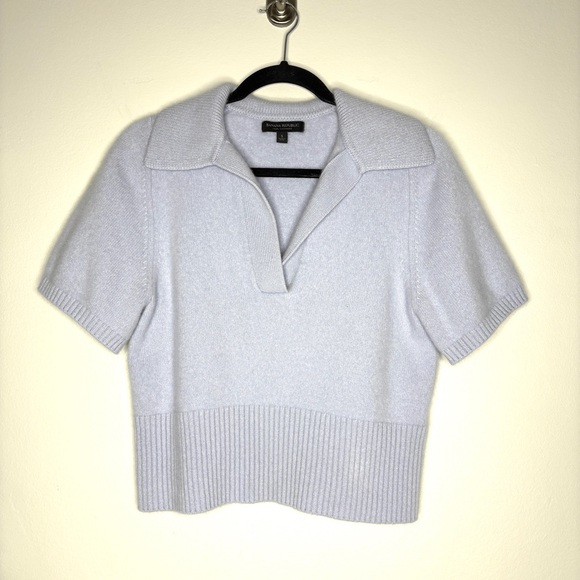 Banana Republic Sweaters - Banana Republic Light Gray V-Neck Sweater